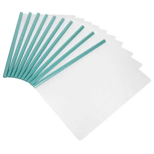 Produktbild: CAXUSD 10St Transparenter Bucheinband mit Deichsel lebenslauf älter papierordner präsentationsordner flip-Ordner aktenordner Skalierbar Griffigkeit Manager Schieberegler a4 Mappe Plastik