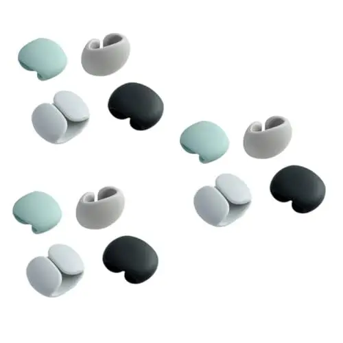 Produktbild: CAXUSD 3 Sätze - Magnetischer Kabelclip-drahthalter-organizer Für Den Langfristigen Gebrauch Kopfhörerkabel-organizer Kabelhalter Magnetischer Kabel-organizer 4 Stück * 3