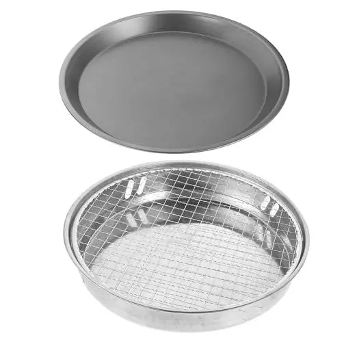 Produktbild: CAXUSD 28 Cm Tragbarer Grill Edelstahl Outdoor Camping Bbq Herd