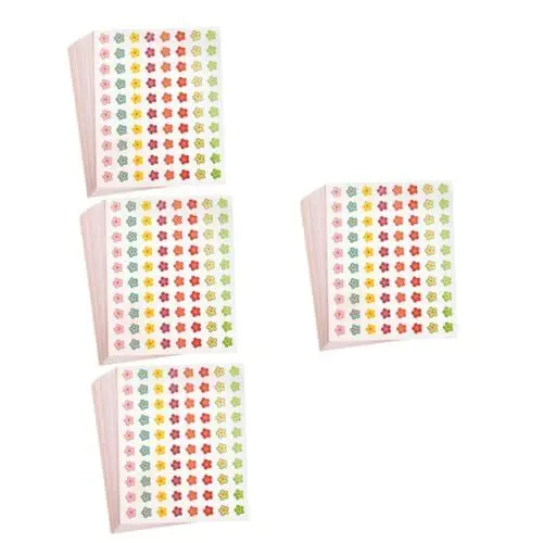 Produktbild: CAXUSD 200 Blatt Blumen-Belohnungsaufkleber kompakte Kinderaufkleber schöne kindersticker aufkleber kinder stickers for Mini-Kinderaufkleber dekorative Blumenaufkleber Papier