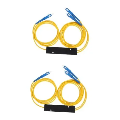 Produktbild: CAXUSD 2 Stücke Fiber Splitter Optic Kabel Verschmolzen Fiber Splitter Tv Kabel Für Konsole Kabel Ersatz