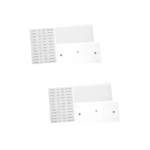 Produktbild: CAXUSD 2 Sets Geld Binder Beutel Binder Zubehör Geld Sparen Brieftasche Beutel Teiler