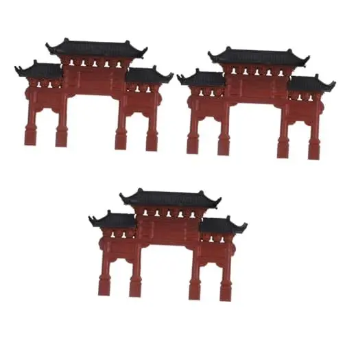 Produktbild: CAXUSD 3stücke Miniatur Pagode Hideaway Für Betta-Fische Chinesisches Architekturmodell Für Aquarien Und Bonsai-landschaften Dekorative Miniatur Für Zen-Garten Und Mikrolandschaften