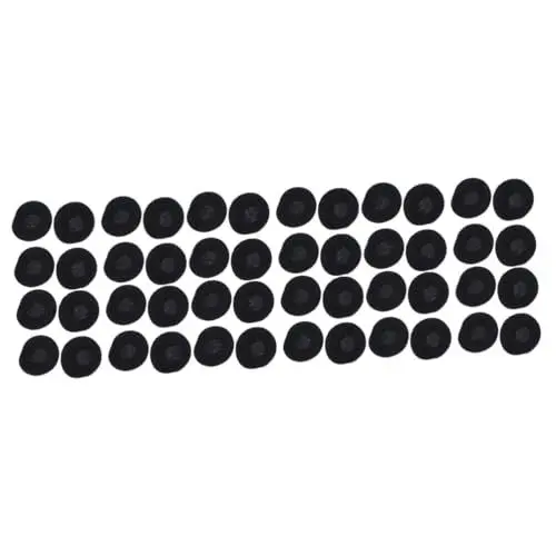 Produktbild: CAXUSD 45 Paar Kabelgebundene Ohrhörer Ohrpolster Kopfhörer-Set Für Ohrhörer (13–18 Mm) Ersatzteile Für A8