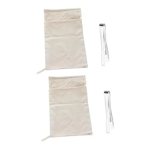 Produktbild: CAXUSD 4 Stück Canvas Crushed Ice Beutel Crushed Ice Beutel Eiszange Kleine Kühler Eisbeutel Küchenzubehör Kleine Eisbeutel Verletzungen Eisstössel Hammer Canvas Eis Crushing