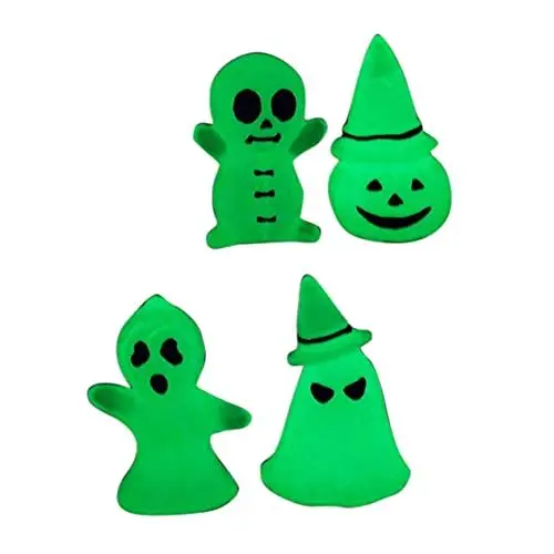 Produktbild: CAXUSD 4 Stücke Halloween Miniatur Geister Figuren Harz Ornamente Glow in Dark Decor Für Halloween Party Favor