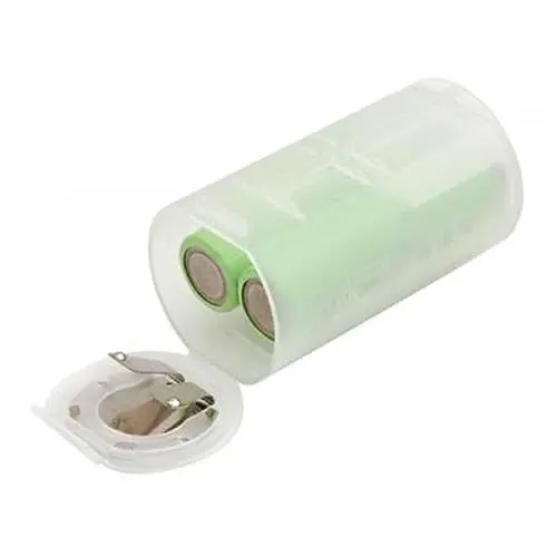 Produktbild: CAXUSD Batterieadapter D-größenkonvertergehäuse Hartplastik 1 Oder 2 Aa-batteriekompatibilität Home Office