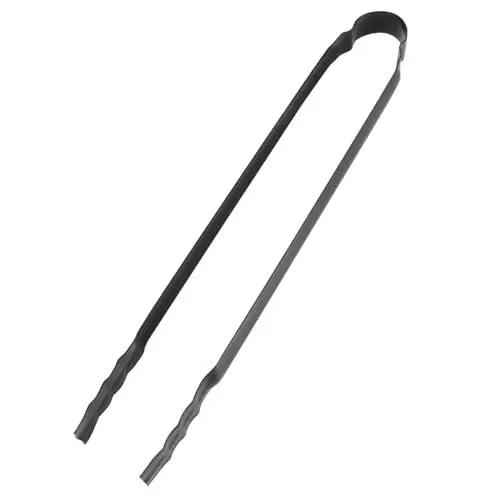Produktbild: CAXUSD 28 Cm Holzkohlezange Grillwerkzeug Picknickzange Kompakt Und Praktisch Schwarz Für Grill