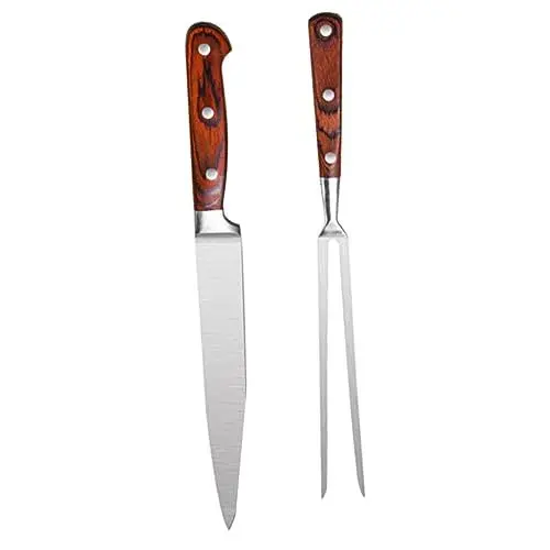 Produktbild: CAXUSD Edelstahl Holz Grill Werkzeuge Set Grill Cutter Für Kochen Im Freien Grill Grill Kit Zubehör Outdoor