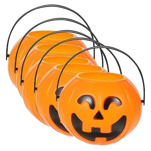 Produktbild: CAXUSD Halloween Kürbis Party Supplies Großpackung Kürbis Eimer Süßigkeiten Lagerung Trick Oder Treat Requisiten