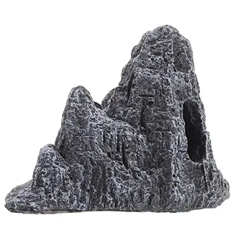 Produktbild: CAXUSD Mini-steingarten Miniatur-bergfiguren Bonsai-schmuck Für Den Innenbereich Mini-Bonsai-steingarten-kit Steingarten-landschaftsbau-Ornamente Bergfelsen Topfpflanze Komposit-Zement