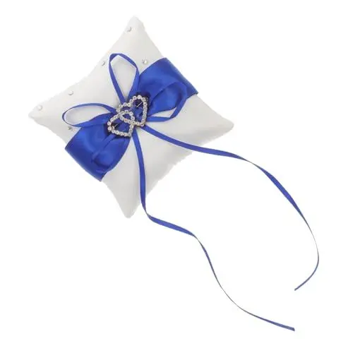 Produktbild: CAXUSD Hochzeit Ringkissen Hochzeit Ringkissen Mit Strass Hochzeitsfeier-Dekoration Hochzeitsfeier-Ornament Hochzeitsfeier-zubehör Hochzeitsfeier