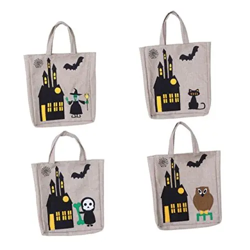 Produktbild: CAXUSD Halloween Tasche Schwarze Katze Themed Party Favor Taschen Für Kinder Candy Tasche Handtaschen Für
