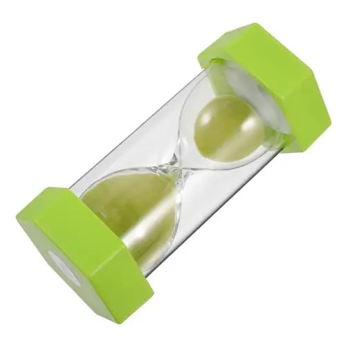 Produktbild: CAXUSD lernuhr Kinder kinderlernuhr Zahnputz-Timer Handwasch-Timer Kinderschmuck Badezimmerdekorationen dekorativer Sanduhr-Timer Schreibtischversorgung Anti-Fall Gras-Grün Zubehör