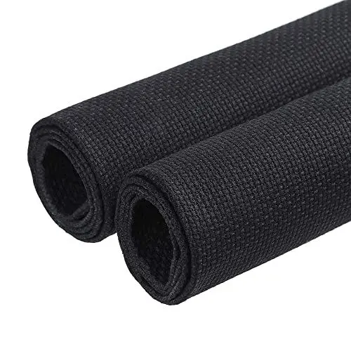 Produktbild: Caydo 2 Stück Kreuzstich-Stoff, 14 Count, Aida, 63,5 x 45,7 cm, Schwarz