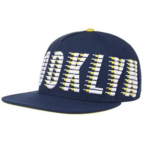 Produktbild: Cayler & Sons Brooklyn Athletics Snapback Cap Flat Brim Flatbrim Basecap Baseballcap Kappe Käppi (One Size - dunkelblau)
