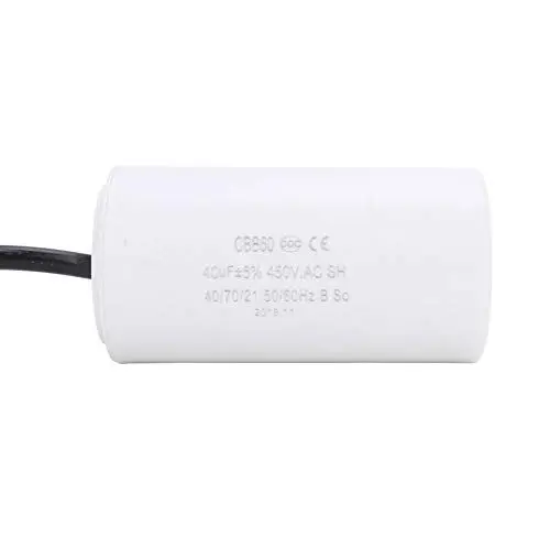 Produktbild: Cbb60 450 VAC 50 60 Hz 40 70 21 450 V 13 × 7 × 7 Cbb60 Umweltfreundlicher Motorbetriebskondensator 450 V 40 UF ESR 0,2 für Haushaltsgeräte