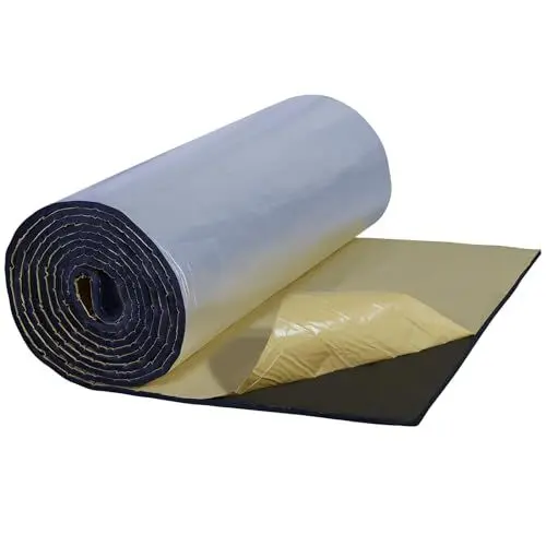 Produktbild: CCLIFE Dämmmatte mit Alubeschichtung Selbstklebend ECM-geprüft Auto 13mm Schallschutzmatte Feuchtigkeitsfest, Feuerfest Dämmung Isolierung Schallschutz,1x8m Probauwerk
