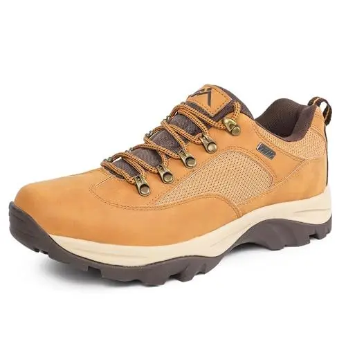 Produktbild: CC-Los Sneaker Herren Bequem Leichte Wanderschuhe Atmungsaktive Trekkingschuhe Gelb 45