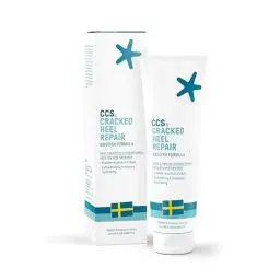Produktbild: CCS Rissige Fersen Repair Balsam - Sichtbare Ergebnisse in 3 Tagen für Fersen und sehr trockene Füße, enthält 25% Urea (Harnstoff) und Milchsäure, klinisch getestet, 125 ml