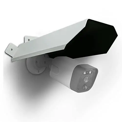 Produktbild: (CCTV Überwachungskamera Abdeckung) Wetterfestes Schutzgehäuse Sonnenschutz Metall Regenschutz für Bullet und Dome Kamera, Metall