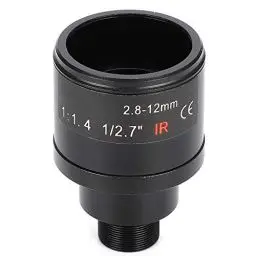 Produktbild: CCTV-Board-Objektiv Einstellbarer Zoom Manuell mit 2,8-12 Mm Brennweite Überwachungskameras Objektiv M12 Mount Interface 3MP HD IP-Kameraobjektiv