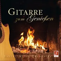 Produktbild: CD Gitarre zum Genießen - Feinste Instrumentalmusik mit der Begleitung des Santec Music Orchestras - CD Entspannungsmusik Erwachsene - Gitarrenmusik