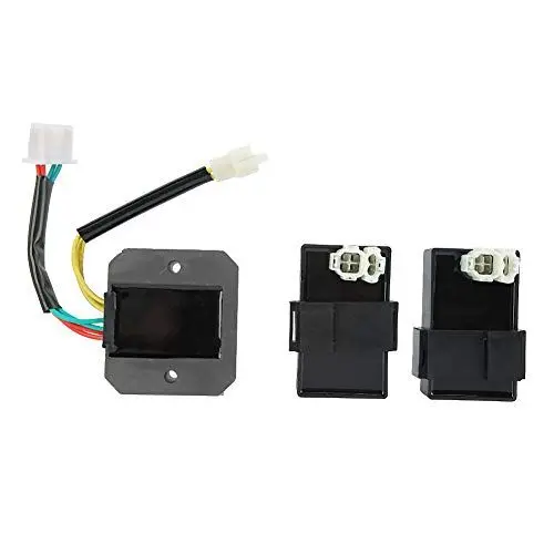 Produktbild: CDI-Modul, 3 Stück/Set Cdi Doppelzündung + Reglergleichrichter geeignet für Ersatz für Xl 600 V Transalp 1989-1996,30410-mm9-830 109,30410-ms8-610regulator transalp 600 regulate