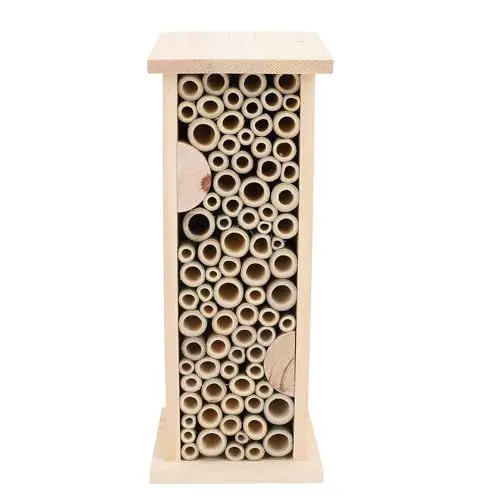 Produktbild: CDQL Hängendes Bienenhaus, Exquisite Handgefertigte Hölzerne Hängende Bienenbox für Imkerei, Outdoor, Gartendekoration