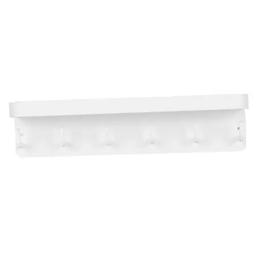 Produktbild: CDQL Schlüsselbrett, Schlüsselhaken Im Minimalismus-Stil, Installation ohne Bohren von Löchern, Starke Tragfähigkeit, an der Wand Montierter Schlüsselhaken für den Hauseingang, Weiß