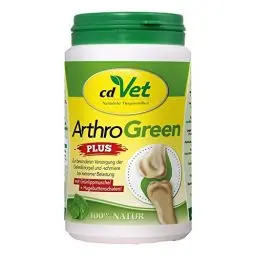 Produktbild: cdVet ArthroGreen Plus 150g - natürliche und effektive Nahrungsergänzung zur Unterstützung der Gelenke für Hund und für Katze durch Vitamine und Mineralien