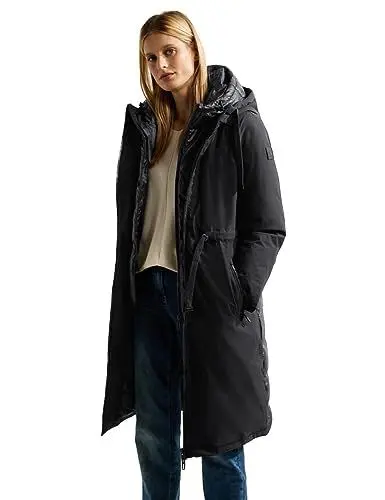 Produktbild: CECIL Damen B100850 Parka, Black, XS