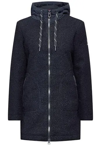 Produktbild: CECIL Damen B101020 Mantel in Woll-Optik, Dark Navy Blue, S