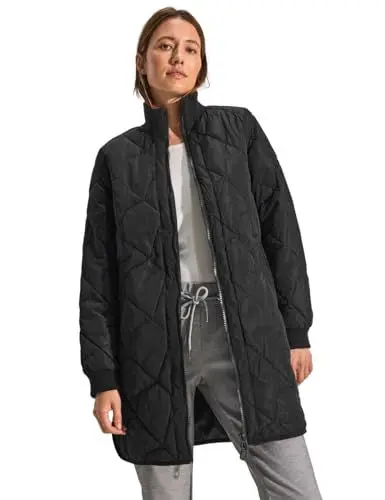 Produktbild: CECIL Damen B101021 Langer Blouson, Black, XL