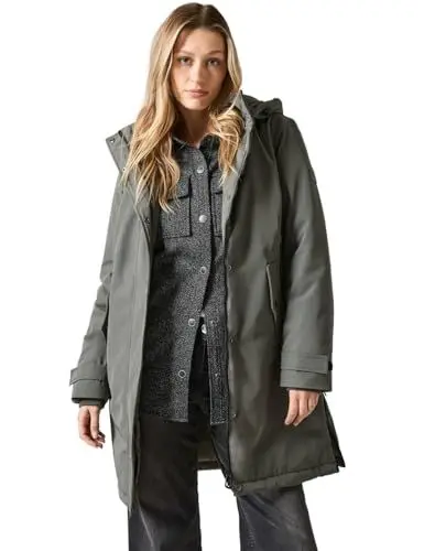 Produktbild: CECIL Damen B101037 Parka mit Abnehmbarer Kapuze, golden Khaki, L
