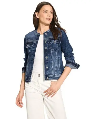 Produktbild: CECIL Damen B212209 Jeansjacke, mid Blue wash, XXL