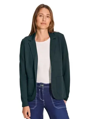 Produktbild: CECIL Damen B212235 Basic Strukturblazer, fir Green, L
