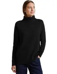 Produktbild: CECIL Damen B302423 Rollkragenpullover, Schwarz, M