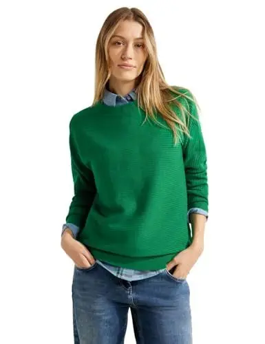 Produktbild: CECIL Damen B302446 Strickpullover, Grün, XXL