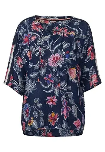 Produktbild: CECIL Damen B343317 Tunikabluse, deep Blue, XS-S