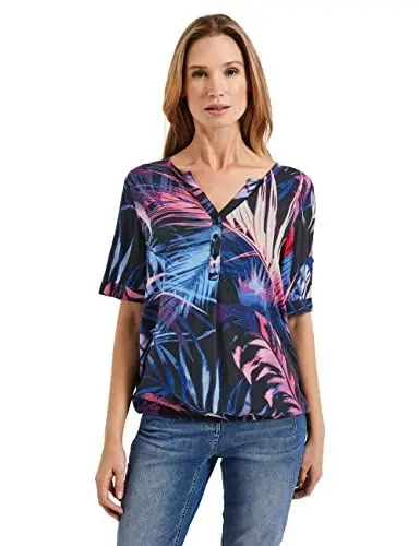 Produktbild: CECIL Damen B343930 Shirtbluse, Carbon Grey, XS EU
