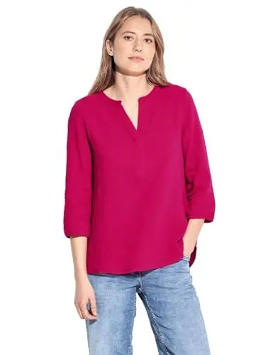 Produktbild: CECIL Damen B344669 Musselin Bluse, Pink Sorbet, XXL EU