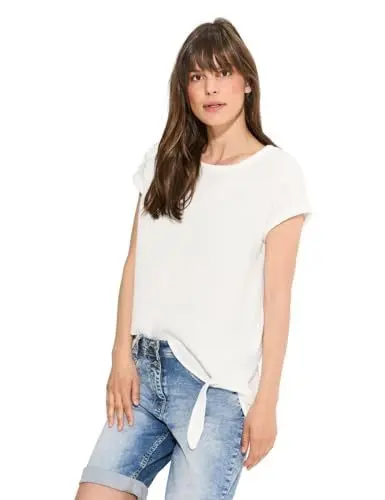 Produktbild: CECIL Damen B344750 Musselin Bluse, Vanilla White, XL EU
