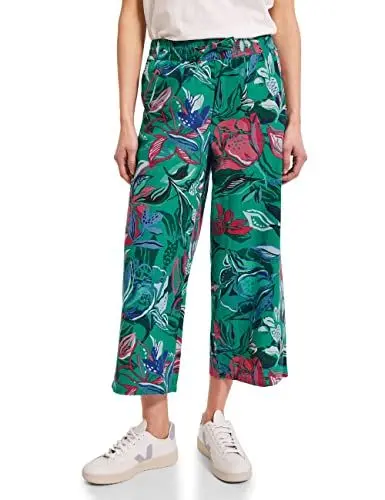 Produktbild: CECIL Damen B376144 Leinenhose, Trefoil Green, L / 24L EU