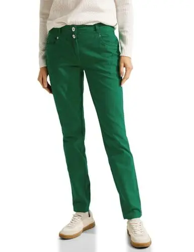 Produktbild: CECIL Damen B377026 Hose Casual, Easy Green, 27W / 32L