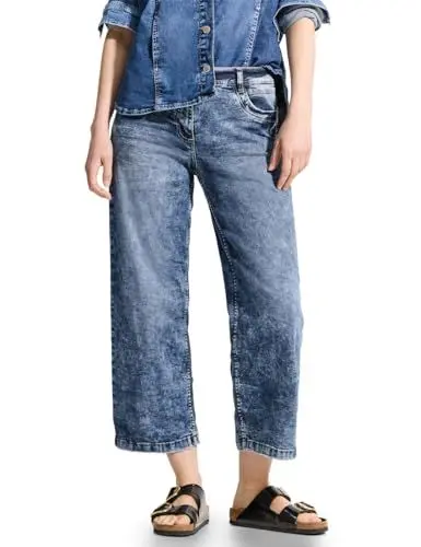 Produktbild: CECIL Damen B377180 Jeans Loose Fit, Mid Blue Wash, 26W / 26L