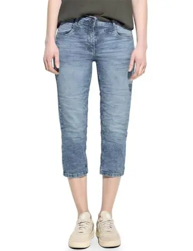 Produktbild: CECIL Damen B377183 3/4 Jeans, Authentic Used wash, 28W x 22L