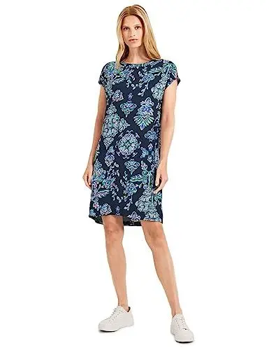Produktbild: CECIL Damen B143663 Midikleid, deep Blue, XXL