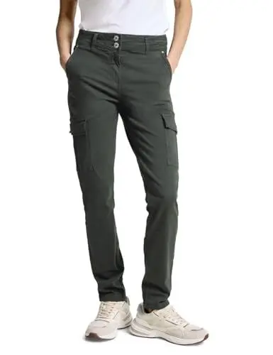 Produktbild: Cecil Damen Cargohose Slim strong khaki 30W / 28L
