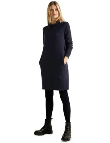 Produktbild: Cecil Damen Kleid mit Volumenkragen